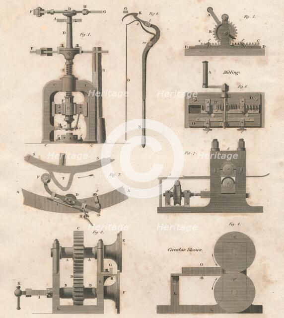 'Coining - Machines used in the Mint', 1818.