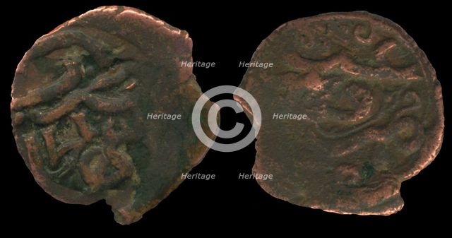 Coins of Uzbeg Khan, ca 1320. Artist: Numismatic, Ancient Coins  