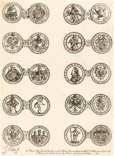 Coins [plate 1]. Creator: Jacques Callot