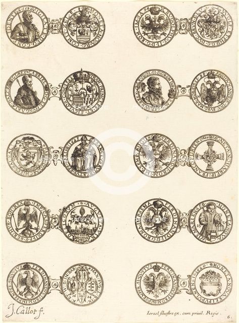 Coins [plate 6]. Creator: Jacques Callot.