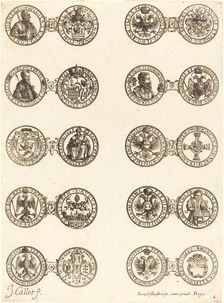 Coins [plate 6]. Creator: Jacques Callot
