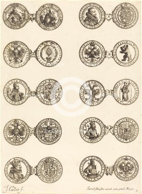 Coins [plate 9]. Creator: Jacques Callot.