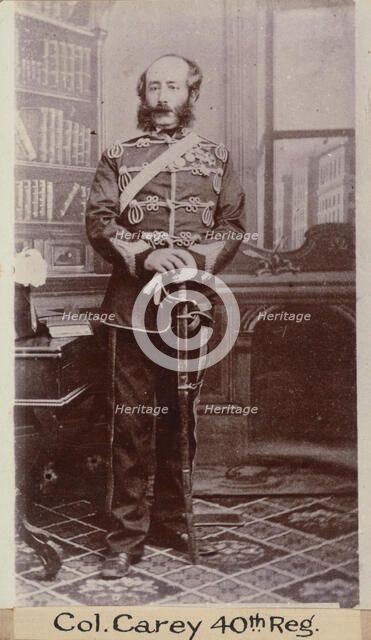 Col. Carey 40th Reg, c.1900. Creator: William Francis Gordon.