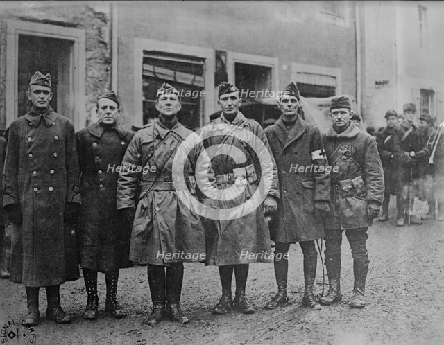 Col Chas. R. Howland & staff, 3 Dec 1918. Creator: Bain News Service.