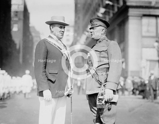 Col. E.C. Young, Col. Milton J. Forman, Chicago, 1916. Creator: Bain News Service.