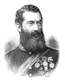 Col. F. W. Festing, C.B., Royal Marine Artillery, 1874. Creator: Unknown