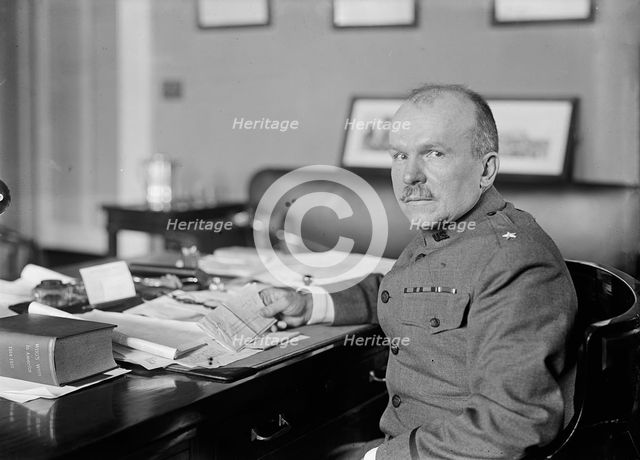 Col. Frank McIntyre, U.S.A. Bureau of Insular Affairs, Snap, Maj. Gen., 1917. Creator: Harris & Ewing.