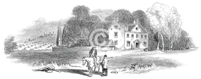Col. Gardiner's house, and field of Prestonpans, 1845. Creator: Unknown.