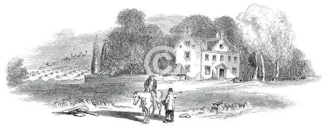 Col. Gardiner's house, and field of Prestonpans, 1845. Creator: Unknown.