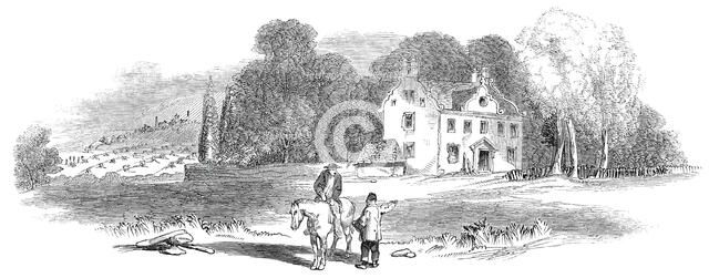 Col. Gardiner's house, and field of Prestonpans, 1845. Creator: Unknown.