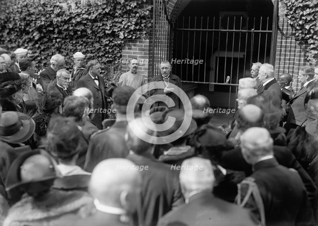 Col. Harrison Dodge, Supt. of Mount Vernon...Tomb of Washington, 1917. Creator: Harris & Ewing.