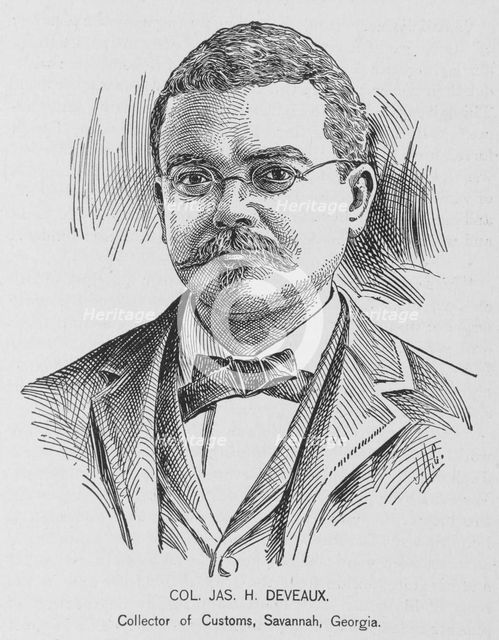 Col. Jas. H. Deveaux; Collector of Customs, Savannah, Georgia, 1902. Creator: J. H. Cunningham.