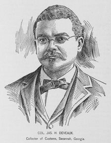 Col. Jas. H. Deveaux; Collector of Customs, Savannah, Georgia, 1902. Creator: J. H. Cunningham