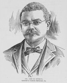 Col. John H. Deveaux, collector of customs, Savannah, Ga., (1899?). Creator: Unknown