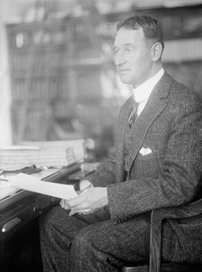 Col. Samuel Reber, U.S.A. Signal Corps. at Desk, 1914. Creator: Harris & Ewing