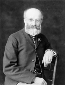 Col. William H. Crook, a White House employee, half-length portrait..., between 1890 and 1910. Creator: Frances Benjamin Johnston