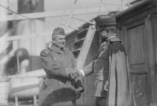 Col. Wm. Wallace & Gen. Guglielmotti, Apr 1919. Creator: Bain News Service