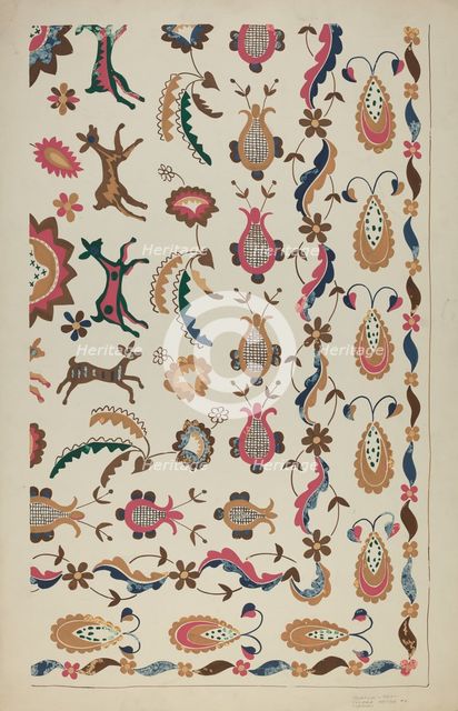Colcha, 1935/1942. Creator: Majel G. Claflin.