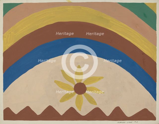 Colcha, 1935/1942. Creator: Majel G. Claflin.