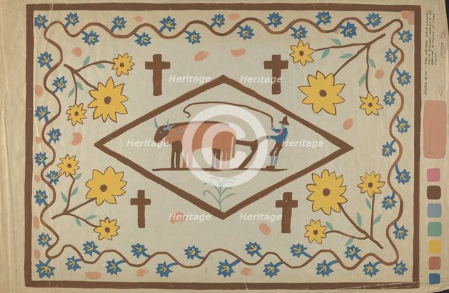 Colcha, 1935/1942. Creator: Majel G. Claflin.