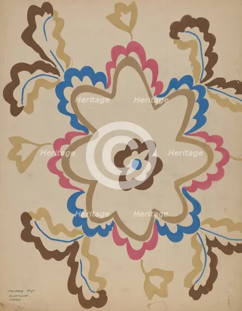 Colcha, 1935/1942. Creator: Majel G. Claflin.