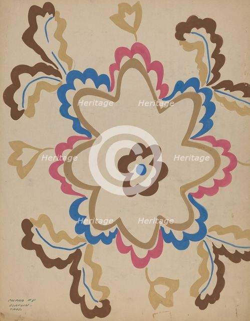 Colcha, 1935/1942. Creator: Majel G. Claflin.