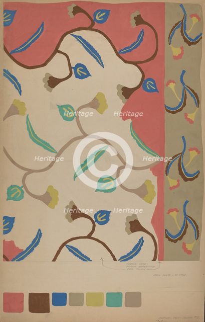Colcha, 1935/1942. Creator: Majel G. Claflin.