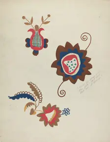 Colcha, 1935/1942. Creator: Majel G. Claflin