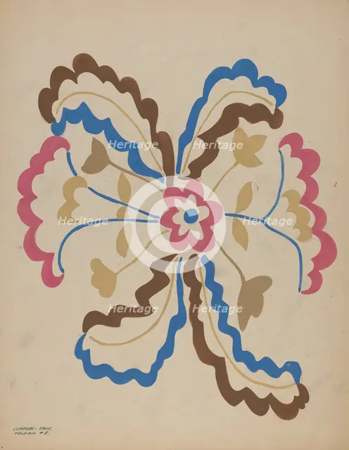 Colcha, 1935/1942. Creator: Majel G. Claflin.