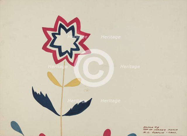 Colcha, 1935/1942. Creator: Majel G. Claflin.