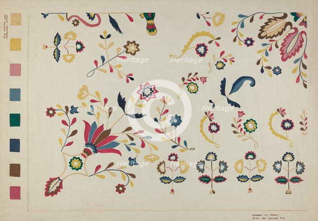 Colcha, 1935/1942. Creator: Unknown.