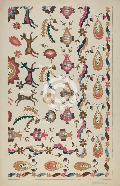 Colcha, 1935/1942. Creator: Majel G. Claflin.