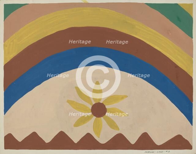 Colcha, 1935/1942. Creator: Majel G. Claflin.
