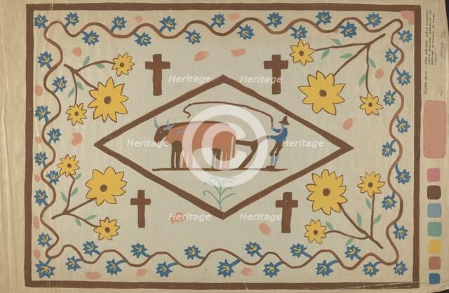 Colcha, 1935/1942. Creator: Majel G. Claflin.