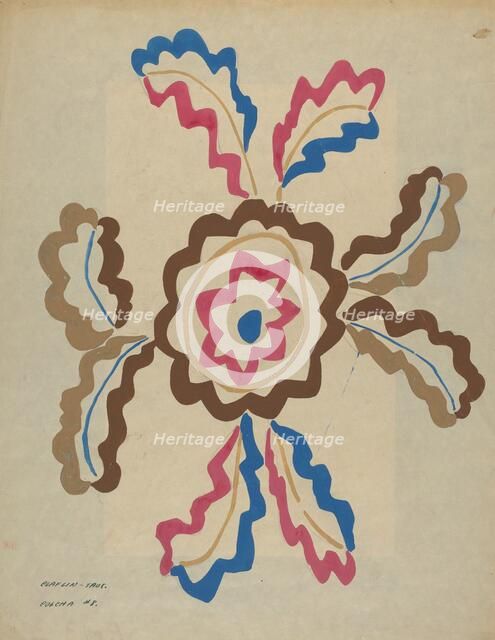 Colcha, 1935/1942. Creator: Majel G. Claflin.