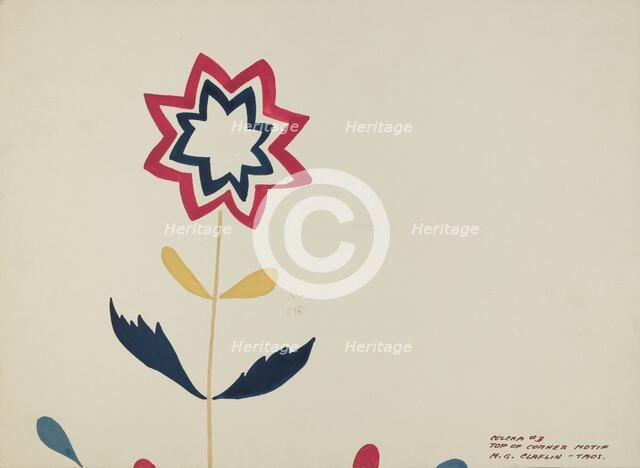 Colcha, 1935/1942. Creator: Majel G. Claflin.