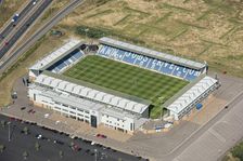 Colchester Community Stadium, home of Colchester United Football Club, Colchester, Essex, 2016. Creator: Damian Grady