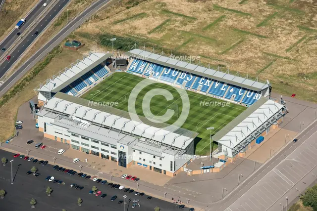 Colchester Community Stadium, home of Colchester United Football Club, Colchester, Essex, 2016. Creator: Damian Grady.