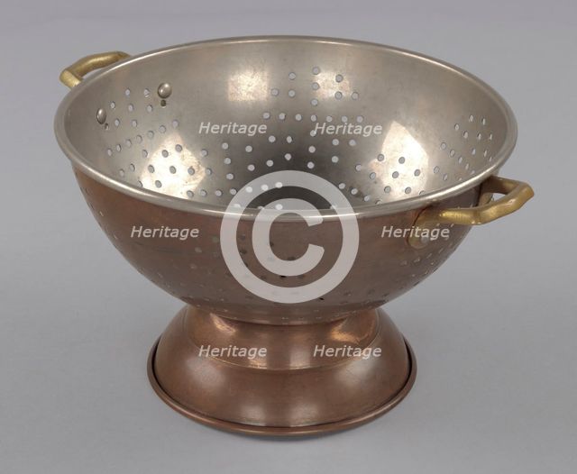 Colander used by Chef Joseph Randall, 1976. Creator: Unknown.