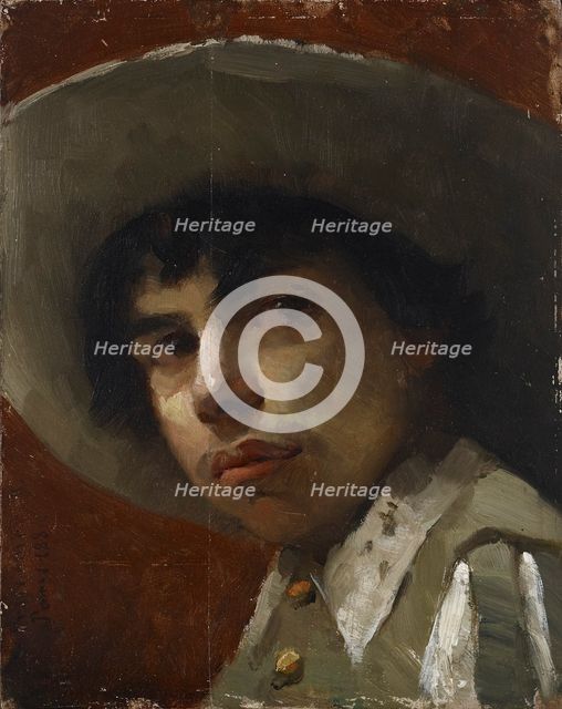 Colarossi's Son, 1881. Creator: Helena Westermarck.