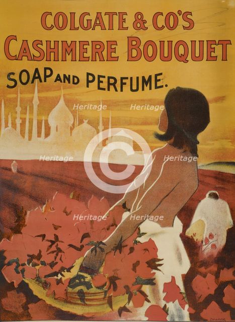 Colgate & Co's cashmere bouquet soap and perfume, c1897. Creator: Unknown.