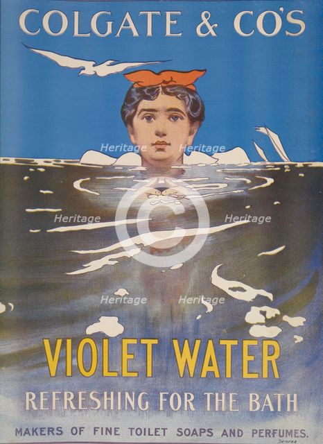 Colgate & Co's violet water, c1898. Creator: Unknown.