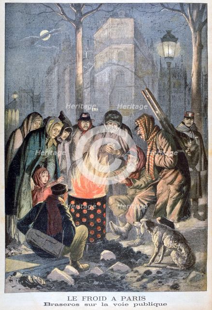 Cold Paris, 1902. Artist: Unknown