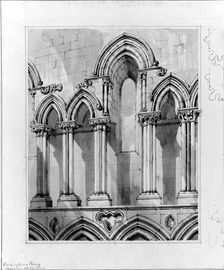 Coldingham Priory - East End, 1848-1852. Creator: Robert William Billings