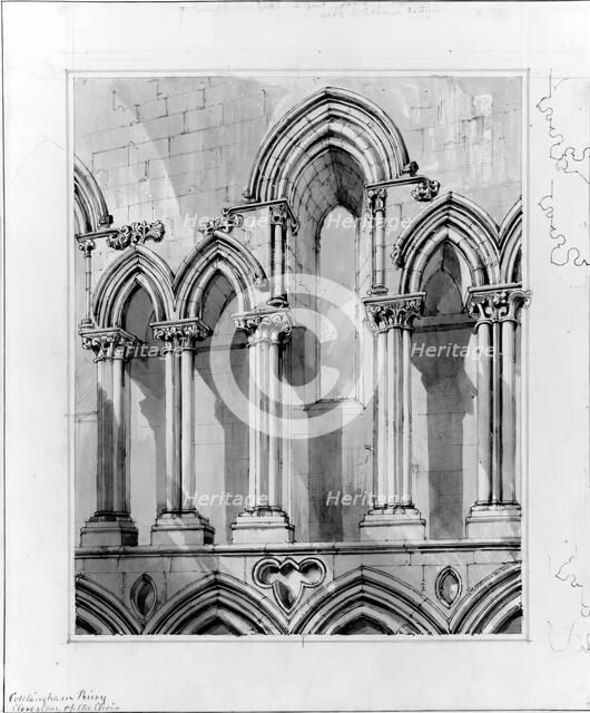 Coldingham Priory - East End, 1848-1852. Creator: Robert William Billings.