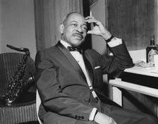 Coleman Hawkins, Jazz at the Philharmonic, London, 1962. Creator: Brian Foskett