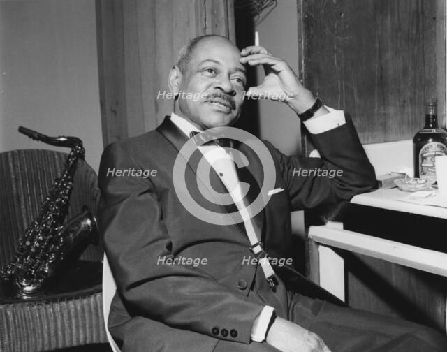 Coleman Hawkins, Jazz at the Philharmonic, London, 1962. Creator: Brian Foskett.