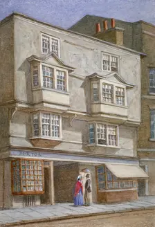 Coleman Street, City of London, 1868. Artist: JT Wilson