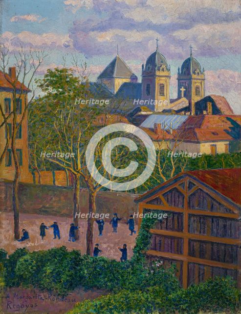 Colegio de Dax, 1909. Creator: Regoyos y Valdés, Darío de (1857-1913).