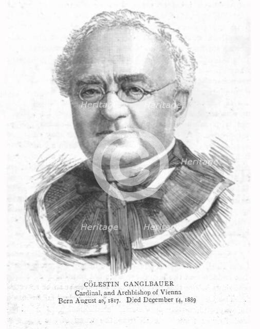 ''Colestin Ganglbauer. Cardinal, and Archbishop of Vienna',1890. Creator: Unknown.